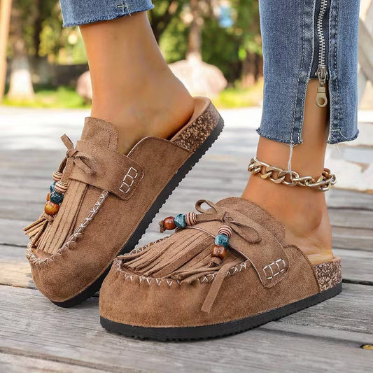 Zara Boho Tofs Mules – Slip-On Som Får Varje Outfit Att Se Genomtänkt Ut