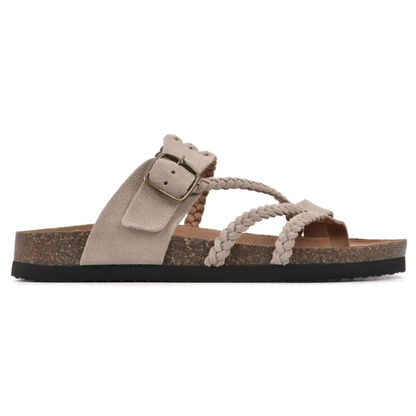 Hayleigh Flätade Kork-Sandaler – Dina Fötter Ringde. De Vill Ha Dessa.