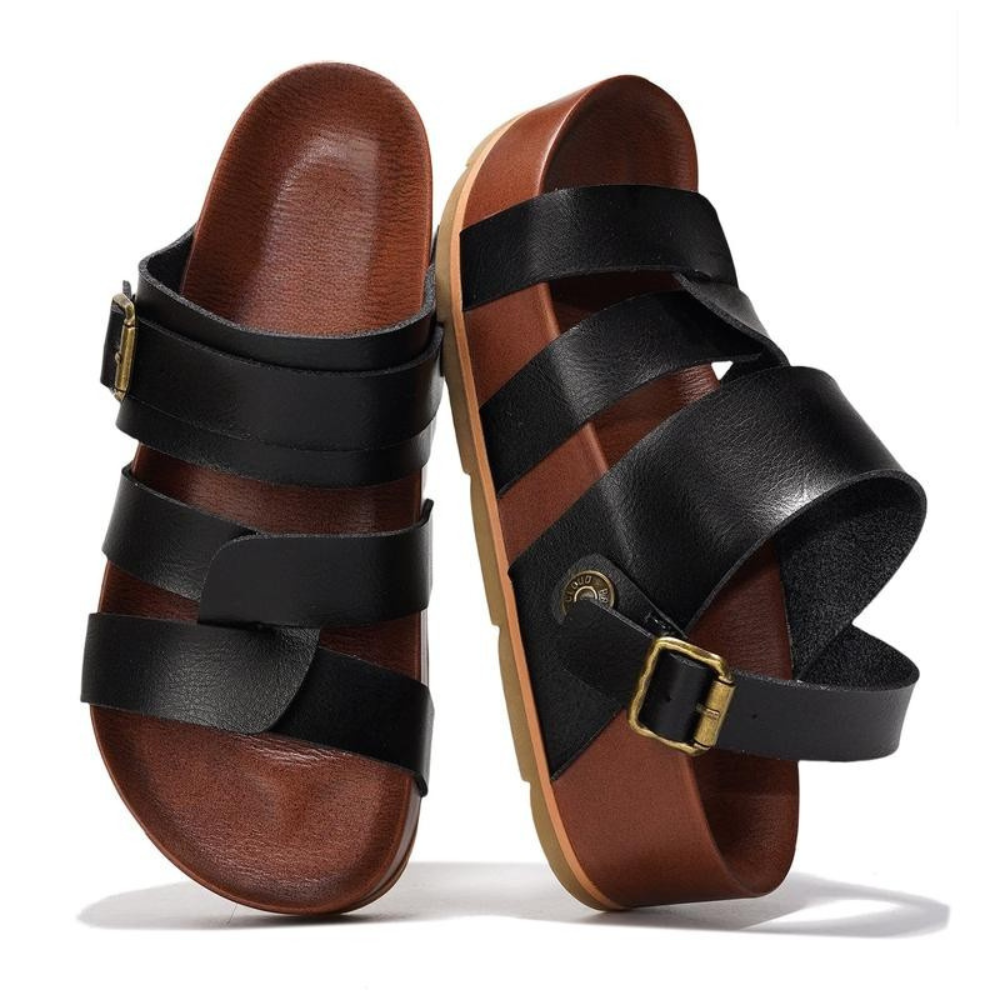 Proud Leather Buckle Sandaler – Sandalen That Looks Expensive and Feels Even Better