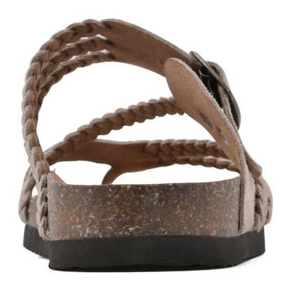 Hayleigh Flätade Kork-Sandaler – Dina Fötter Ringde. De Vill Ha Dessa.