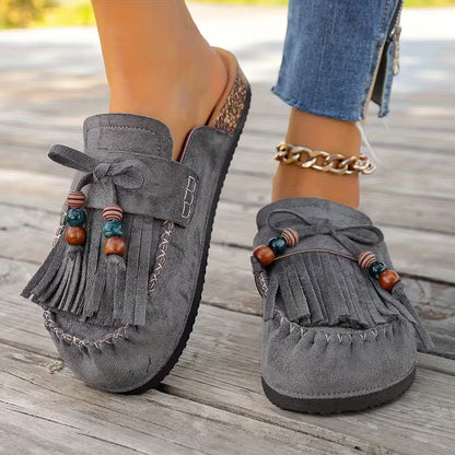 Zara Boho Tofs Mules – Slip-On Som Får Varje Outfit Att Se Genomtänkt Ut