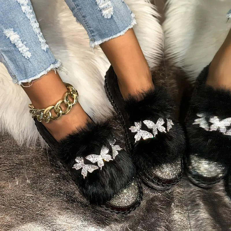 Crystal Comfort Plattform Loafers