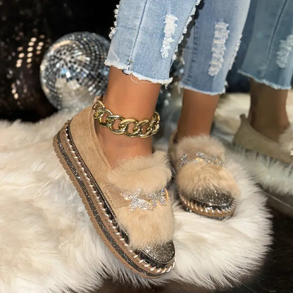 Crystal Comfort Plattform Loafers