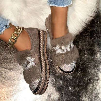 Crystal Comfort Plattform Loafers