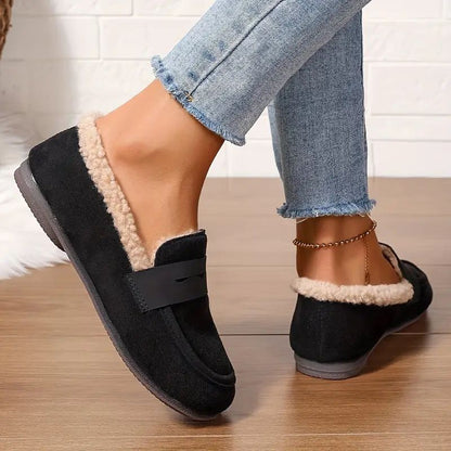 Aria Mysiga Pälsfodrade Loafers
