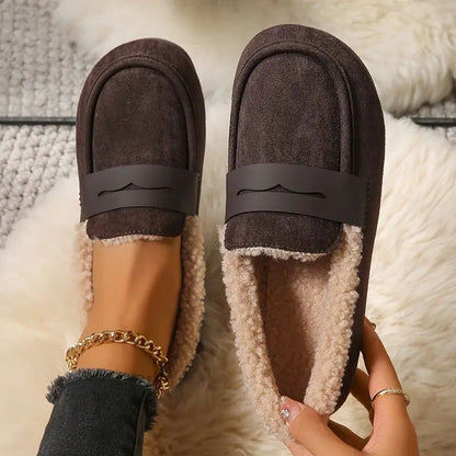 Aria Mysiga Pälsfodrade Loafers