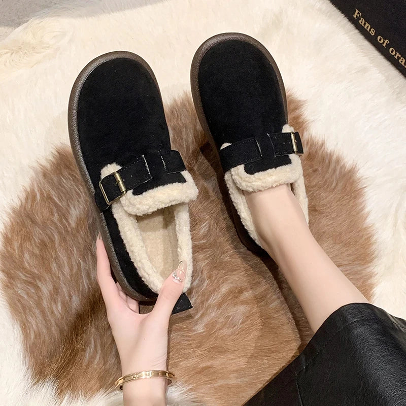 Comfy Suede Slip-on Ballerinor