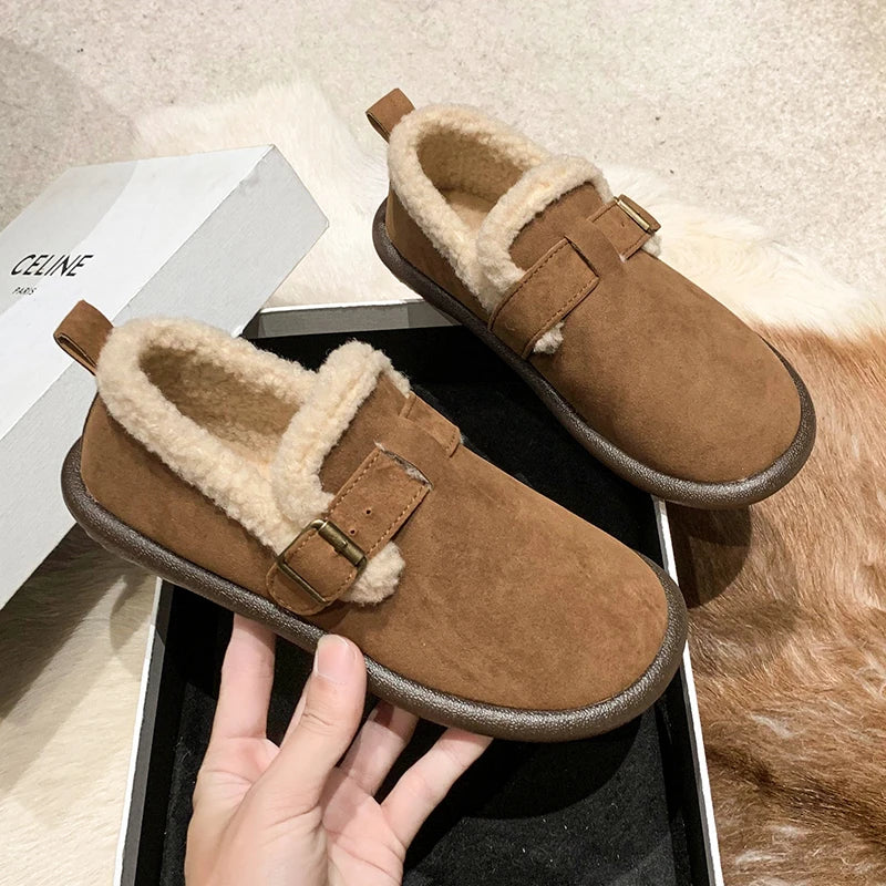 Comfy Suede Slip-on Ballerinor