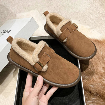 Comfy Suede Slip-on Ballerinor