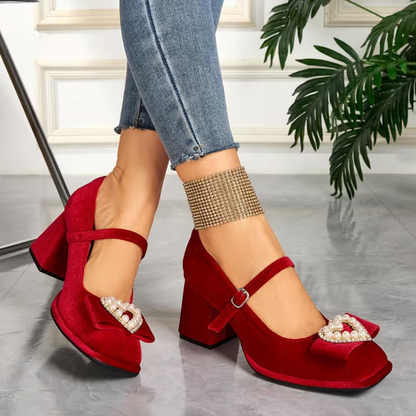VelvetHeart Komfort-klackar - Eleganta stöd
